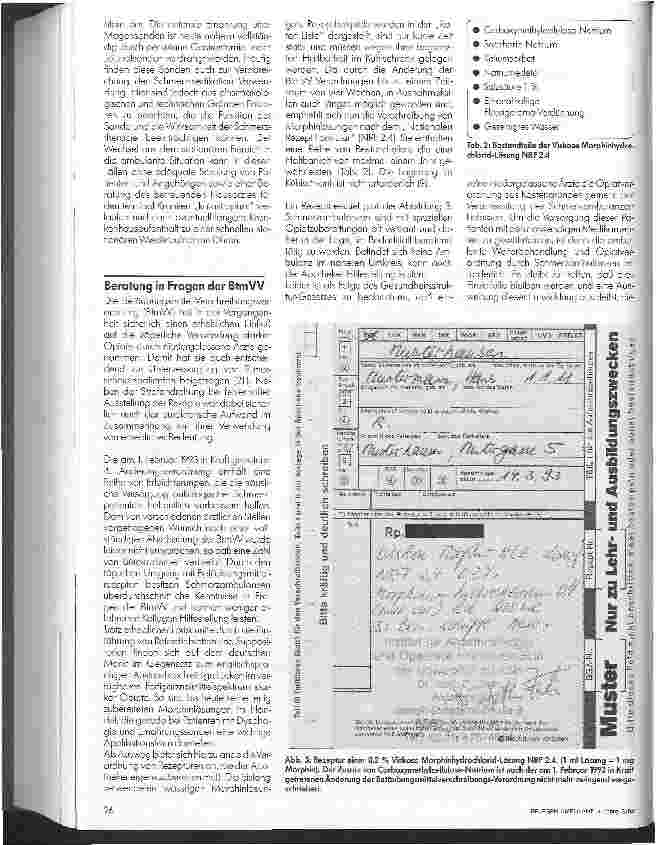 Vorschauseite 3: Die Schmerzambulanz bei hausärztlicher Versorgung von Tumorpatienten 1.Teil