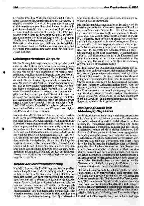 Vorschauseite 4: Risiko und Chancen des GesundheitsStrukturGesetzes aus Sicht der Kostenträger. Aufsatz, Analyse der geänderten Rahmenbedingungen