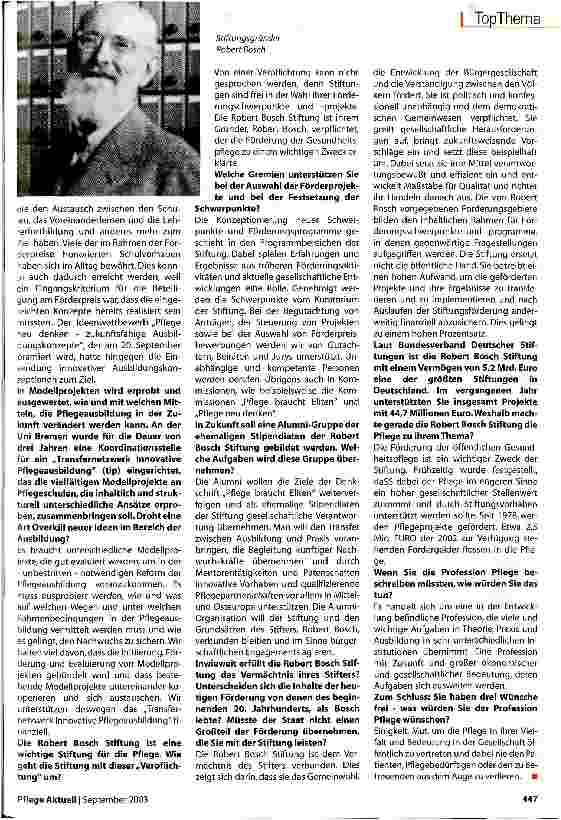Vorschauseite 2: Wir wollen Hochschule und Praxis miteinander verbinden