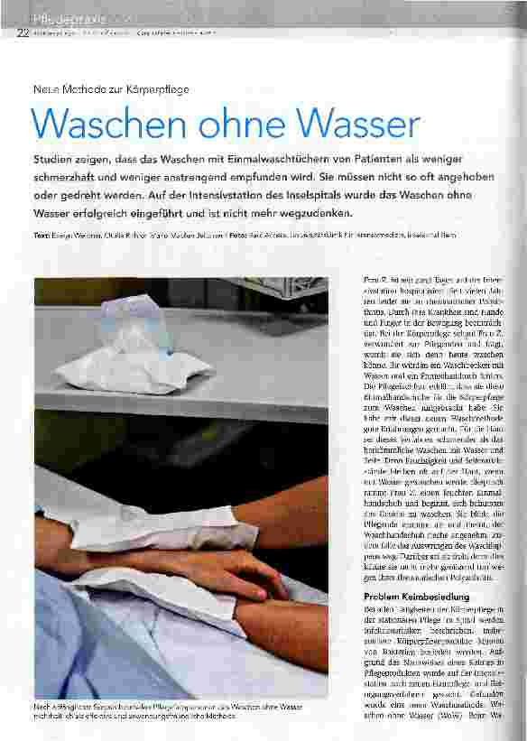 Vorschauseite 1: Waschen ohne Wasser