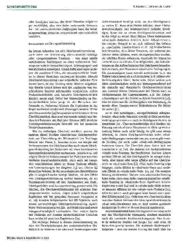 Vorschauseite 4: Gleichgewichtstraining in der neurologischen Rehabilitation