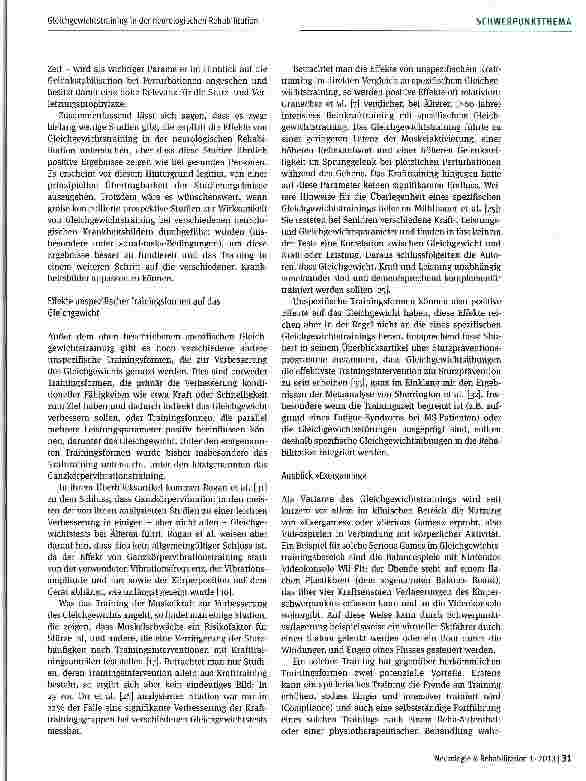 Vorschauseite 5: Gleichgewichtstraining in der neurologischen Rehabilitation