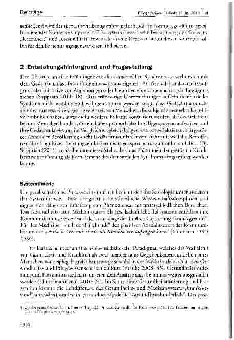 Vorschauseite 3: Das demenzielle Syndrom in unserer Gesellschaft (DiuG)