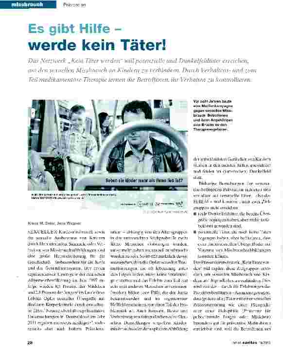 Vorschauseite 1: Es gibt Hilfe -werde kein Täter!
