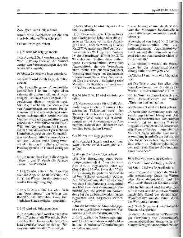 Vorschauseite 2: Elftes Gesetz zur Änderung des Arzneimittelgesetzes