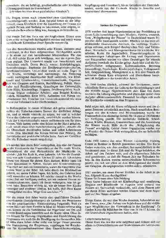 Vorschauseite 5: Als Missionsschwester unter Frauen im Murigebiet/Nigeria