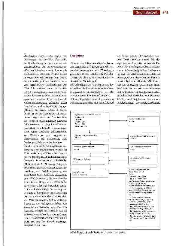 Vorschauseite 5: Entwicklung, Umsetzung und Evaluation pflegerischer Interventionen für Menschen mit Demenz in der stationären Altenhilfe in Deutschland -eine Literaturstudie