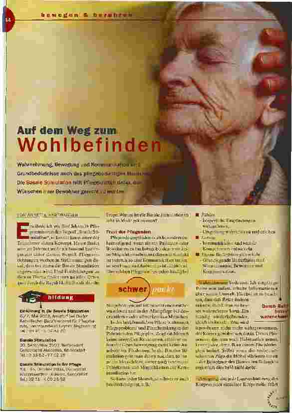 Vorschauseite 1: Auf dem Weg zum Wohlbefinden