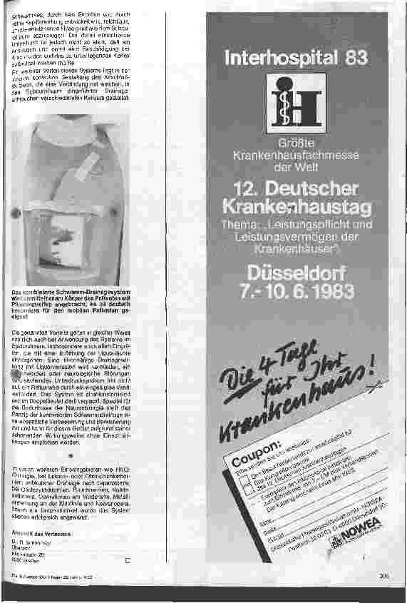 Vorschauseite 2: Ein neues kombiniertes Schwamm-Drainagesystem Bericht aus der Neurochirgurgie