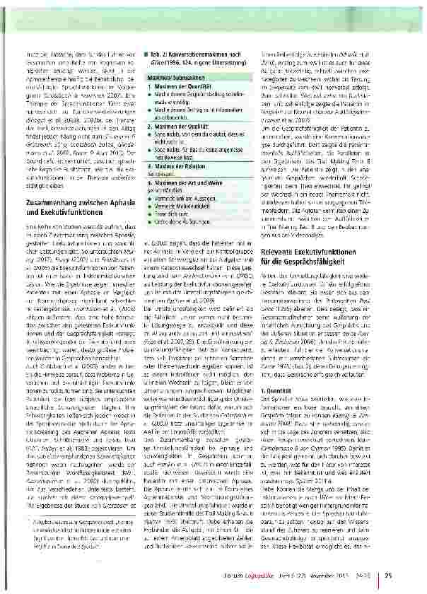 Vorschauseite 2: Störungen der Exekutivfunktionen bei Aphasie