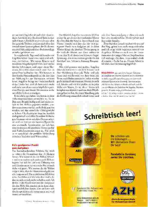 Vorschauseite 4: Un trabajo desde el corazon mit dem Herzen arbeiten