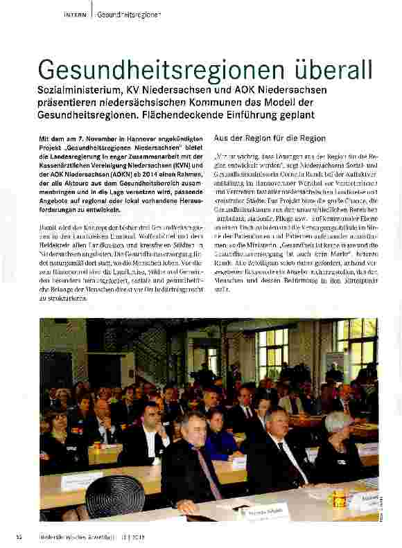 Vorschauseite 1: Gesundheitsregionen überall