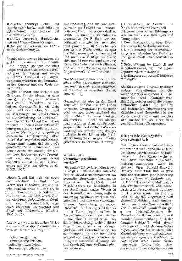 Vorschauseite 2: Gesundheitsbildung in der Krankenpflege Vom Risiko zum Genuß oder umgekehrt