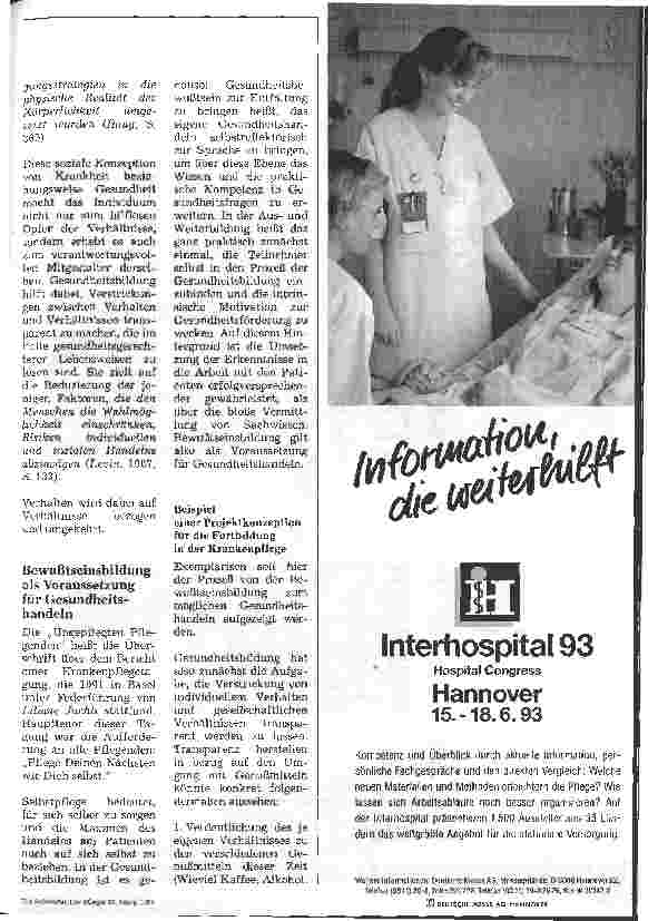 Vorschauseite 4: Gesundheitsbildung in der Krankenpflege Vom Risiko zum Genuß oder umgekehrt