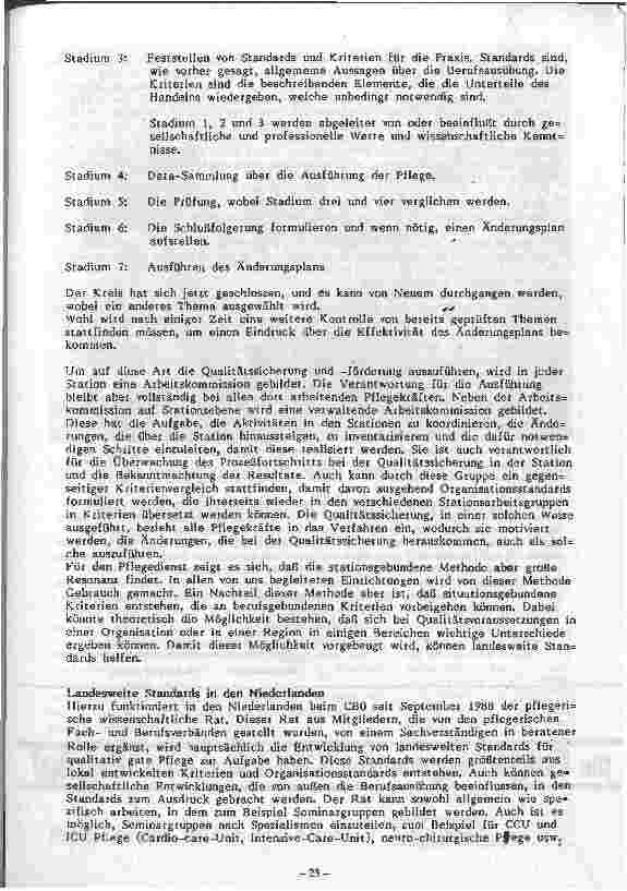 Vorschauseite 4: Qualitätssicherung in der Krankenpflege Praxisbeispiel aus den Niederlanden