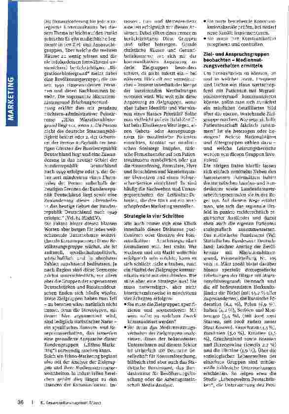 Vorschauseite 2: Ethno-Marketing in der Gesundheitskommunikation