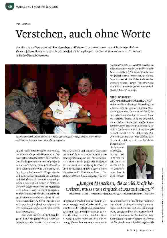 Vorschauseite 1: Verstehen, auch ohne Worte