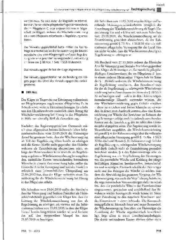 Vorschauseite 2: Wäschekennzeichnung in Pflegeheimen ist Teil der Regelleistung »Wäscheversorgung«