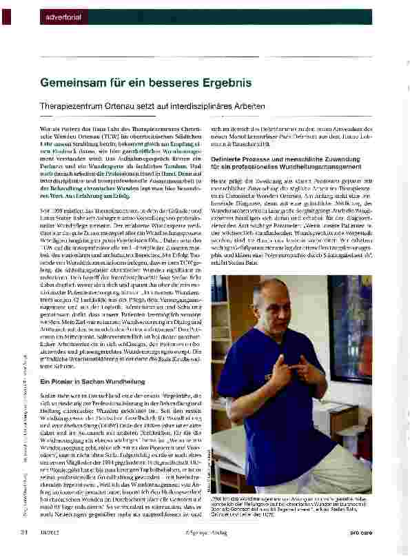 Vorschauseite 1: Gemeinsam für ein besseres Ergebnis