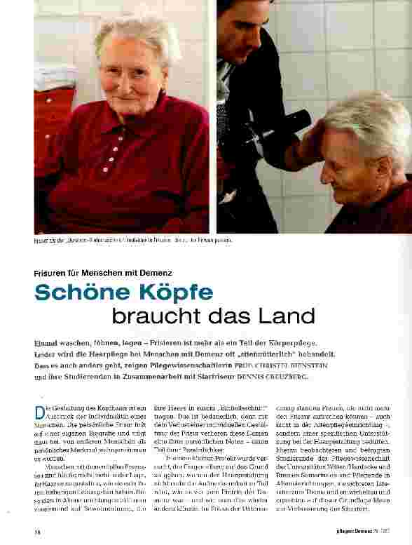 Vorschauseite 1: Schöne Köpfe braucht das Land