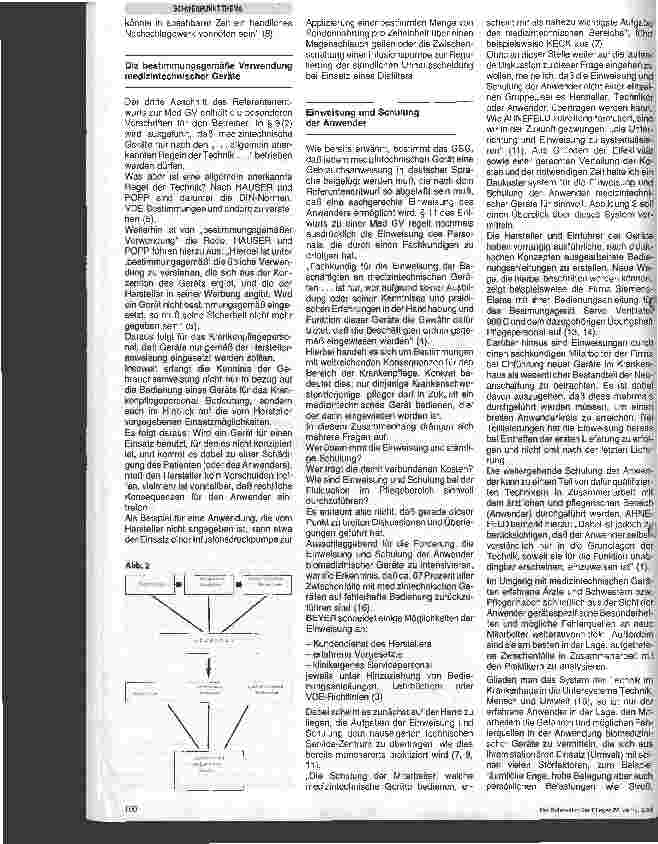 Vorschauseite 3: Das Gerätesicherheitsgesetz und seine möglichen Auswirkungen auf den Pflegedienst