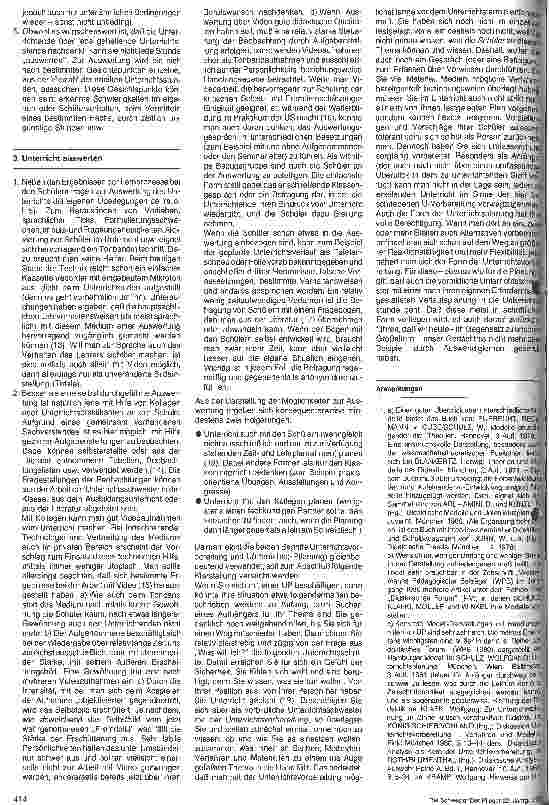 Vorschauseite 2: Unterricht - Vorbereiten, Planen und Auswerten (2.Teil) Hinweise zur Unterrichtsplanung für Teilnehmerinnen an der Weiterbildung.