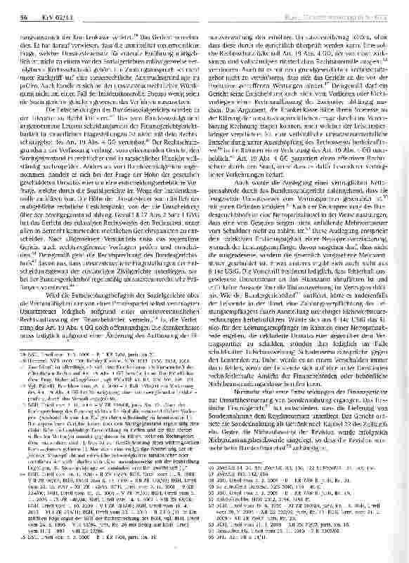 Vorschauseite 6: Umsatzbesteuerung in der gesetzlichen Krankenversicherung am Beispiel aktueller Problemfalle