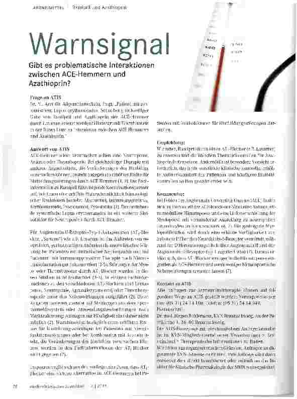 Vorschauseite 1: Warnsignal