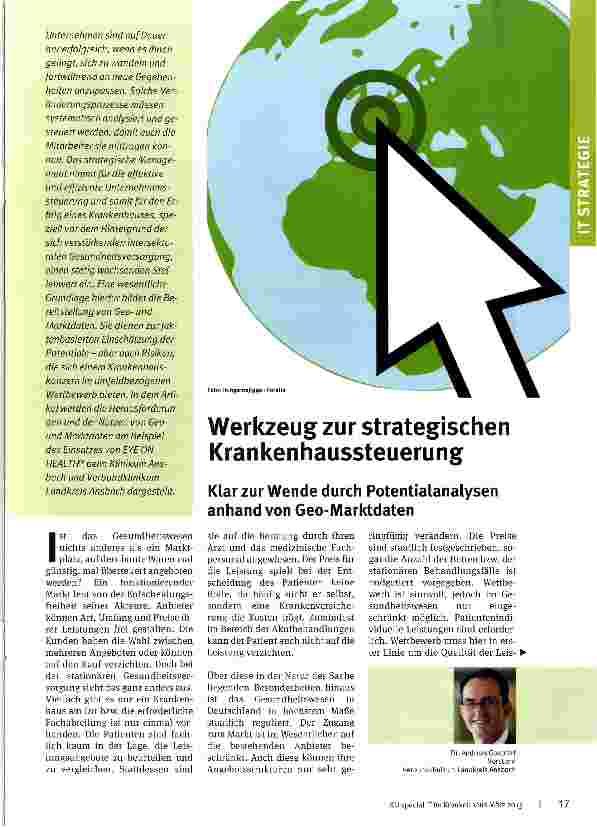 Vorschauseite 1: Werkzeug zur strategischen Krankenhaussteuerung