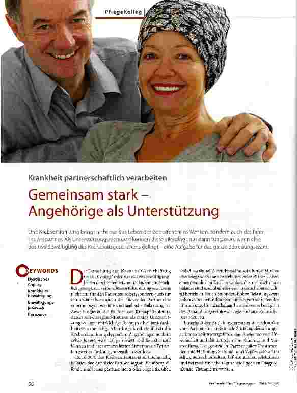 Vorschauseite 1: Gemeinsam stark-Angehörige als Unterstützung