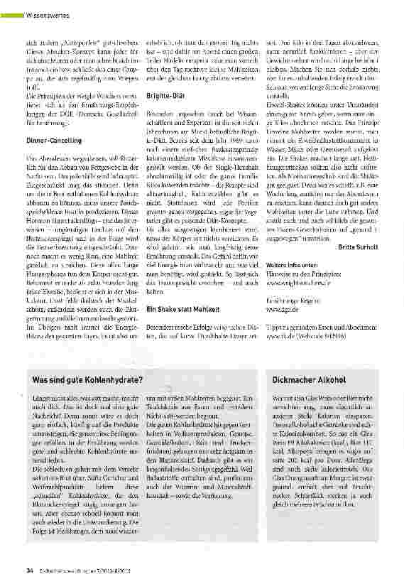 Vorschauseite 3: Ihr Weg zum Traumgewicht