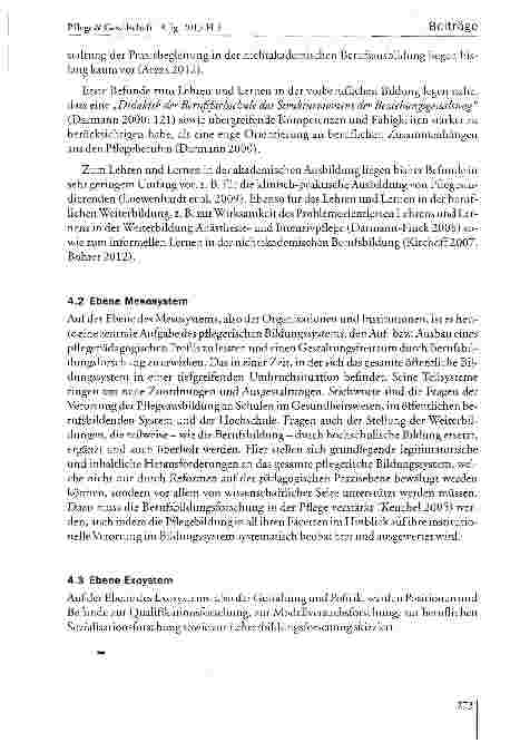 Vorschauseite 6: Berufsbildungsforschung in der PflegeEin Beitrag der Sektion Bildung