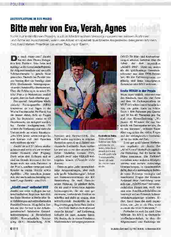 Vorschauseite 1: Bitte mehr von Eva, Verah, Agnes