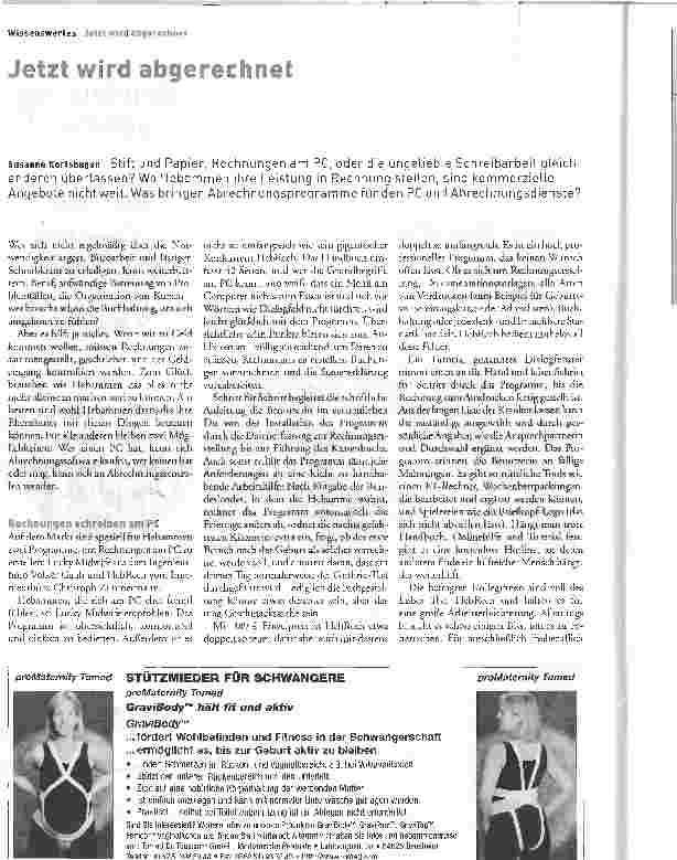 Vorschauseite 1: Jetzt wird abgerechnet