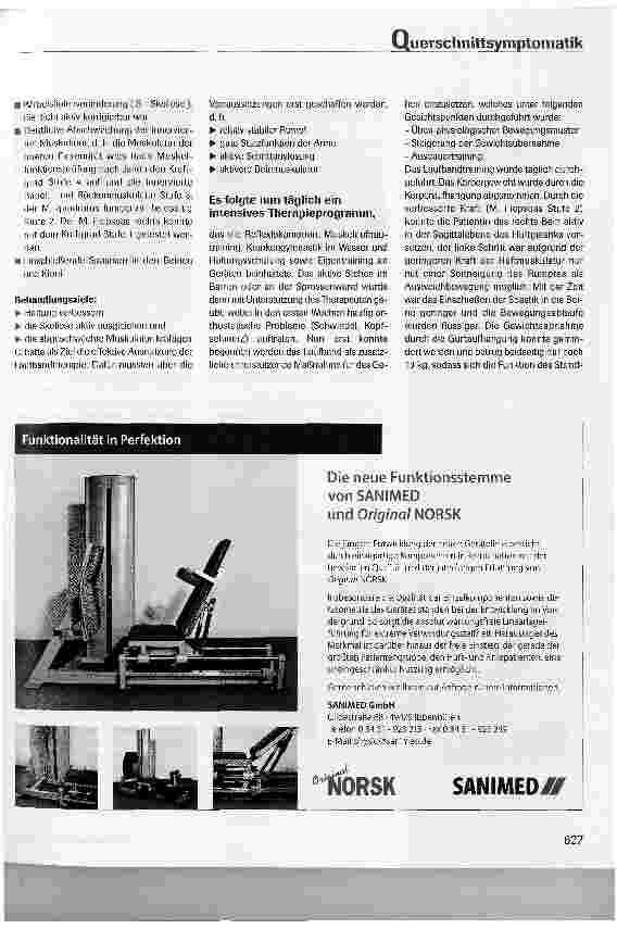 Vorschauseite 6: Gangschulung für Patienten mit Querschnittsymptomatik - Für und Wider bei der Wahl von Orthesen -