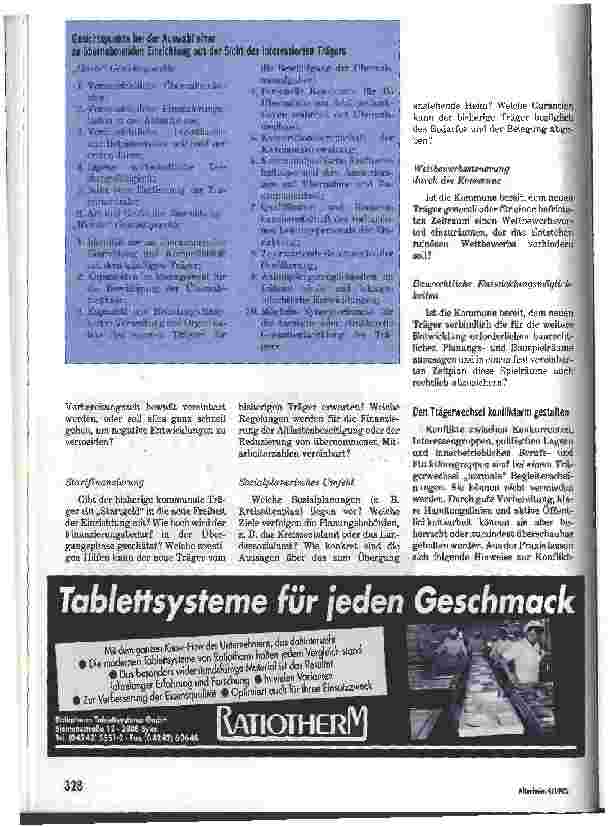 Vorschauseite 6: Privatisierung sozialer Einrichtungen