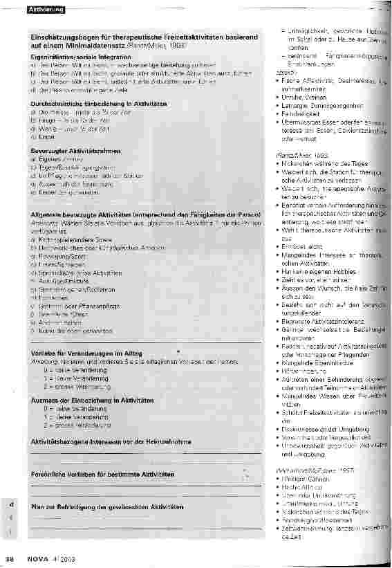 Vorschauseite 3: Beschäftigungsdefizite bei alten Menschen