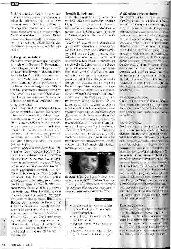 Vorschauseite 3: Sexuelle Bedürfnisse ein Tabu?