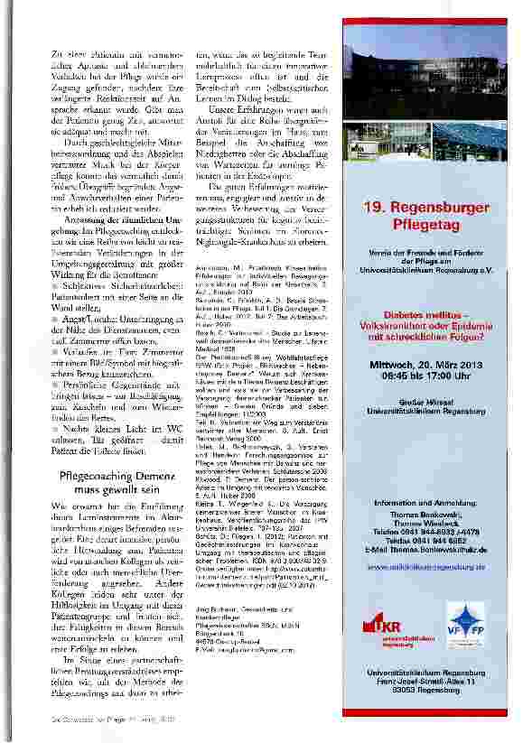 Vorschauseite 4: MEHR HINWENDUNG ZUM DEMENZKRANKEN