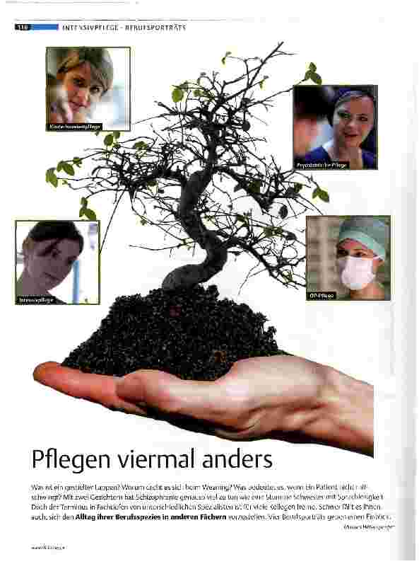 Vorschauseite 1: Pflegen viermal anders