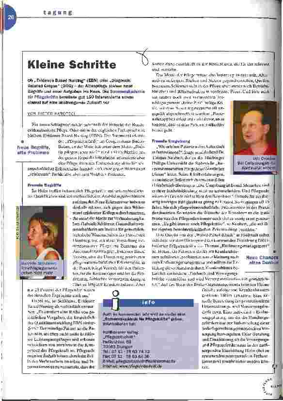 Vorschauseite 1: Kleine Schritte