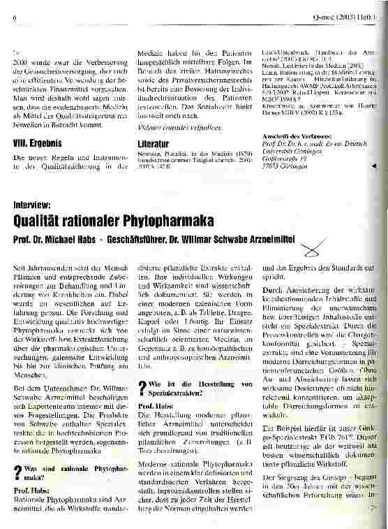 Vorschauseite 6: Qualitätssicherung als Patientenrecht? Rechtsbegriff Qualitätsmanagement: Ab wann wird die gesetzliche Forderung des § 135 a SGB V erfüllt?