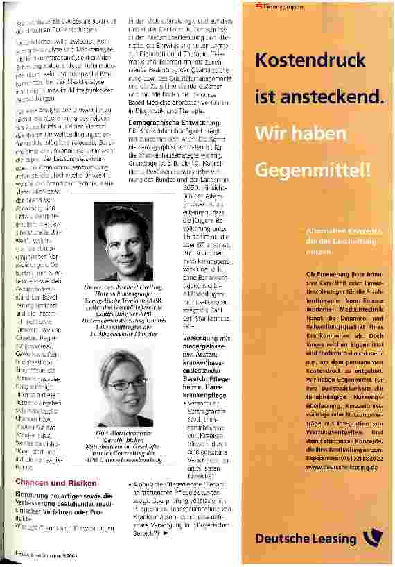 Vorschauseite 2: Instrument des strategischen Managements Entwicklung des Leistungsportfolios mit Hilfe einer umfassenden Umfeldanalyse