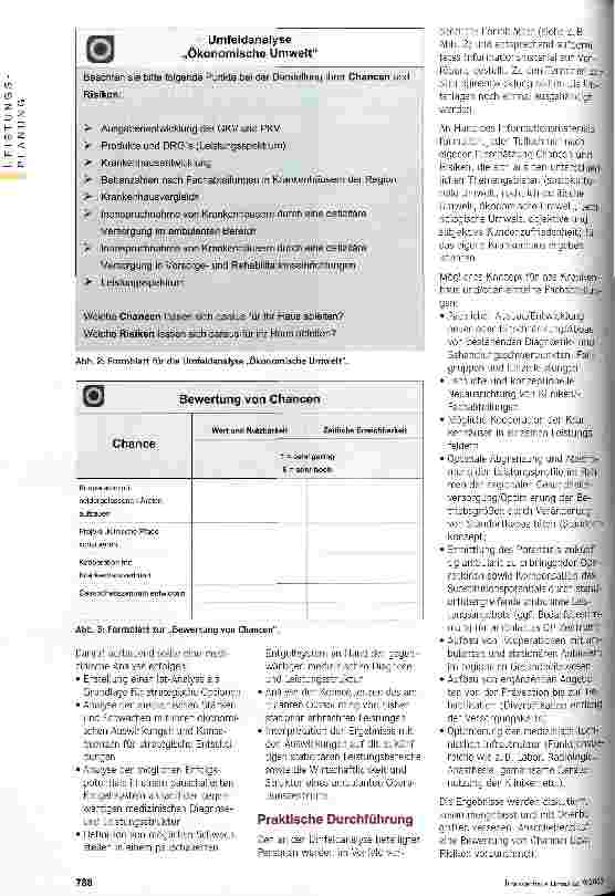 Vorschauseite 5: Instrument des strategischen Managements Entwicklung des Leistungsportfolios mit Hilfe einer umfassenden Umfeldanalyse