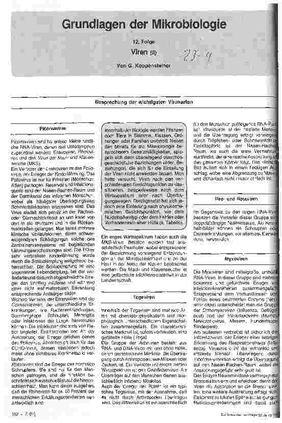 Vorschauseite 1: Grundlagen der Mikrobiologie