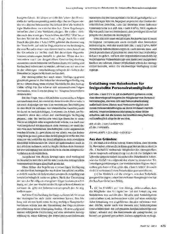 Vorschauseite 3: Informationsrecht des Personalrats bei Organisationsentscheidungen