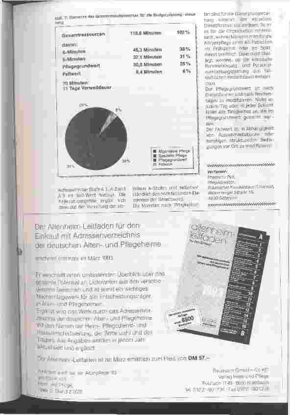 Vorschauseite 6: Die Pflege-Personalregelung - ein Instrument des Managements Einstufung der Patienten, Budgetplanung und -steuerung