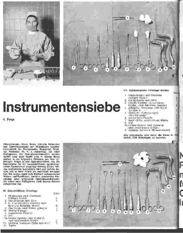 Vorschauseite 1: Instrumentensiebe 4. Folge