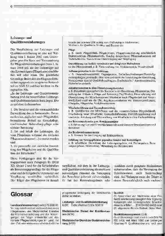 Vorschauseite 3: Eine Chance für die Pflege