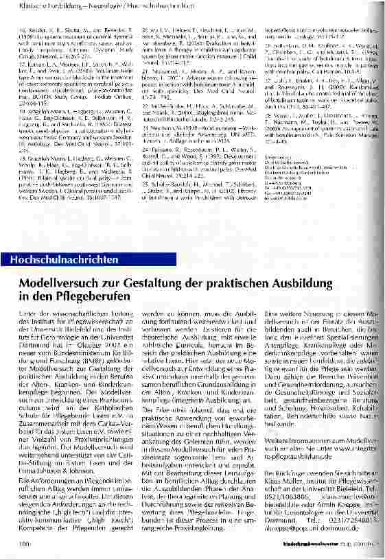 Vorschauseite 6: Botulinumtoxin - Interventionelle Neuropädiatrie bei spastischen Bewegungsstörungen im Kindesalter